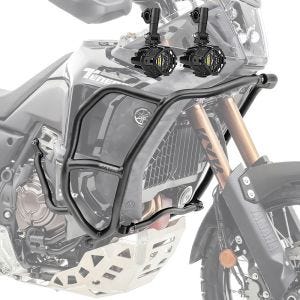 Set Pare carter haut + Phares Additionnels adapté a Yamaha Tenere 700 World Raid 22-24 Motoguard Feux de brouillard HG15