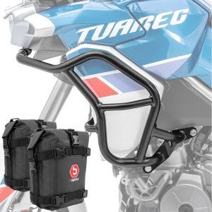 Set Pare carters haut + sacoches adapté à Aprilia Tuareg 660 22-24 Motoguard TR2