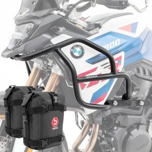 Set Sturzbügel oben + Taschen passend für BMW F 900 GS 2024 Motoguard HG53 schwarz