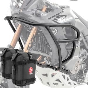 Set Pare carters haut + sacoches K4 adapté à Yamaha Tenere 700 World Raid 22-24 Motoguard HG16