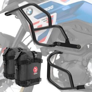 Set Sturzbügel + Taschen passend für BMW F 900 GS 2024 Motoguard SN12