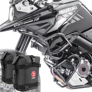 Set Pare carter + sacoches adapté a Suzuki V-Strom 1050 20-24 Motoguard SG38