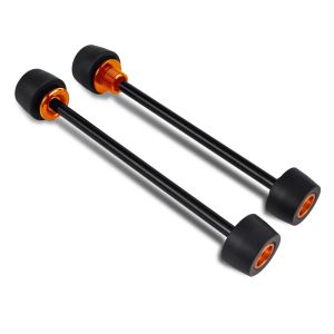 Roulette et bras oscillant de protection de fourche compatible avec Motocross, Enduro 17-24 tampon fourche Motoguard GSS