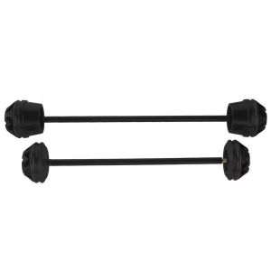 Crash pads d'axes de fourche VS2 Crash Pads arrière et avant compatible avec Yamaha MT-07 15-21 noir