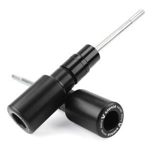 Roulettes de protection compatible avec Kawasaki Z 650 17-24 CP7 noir