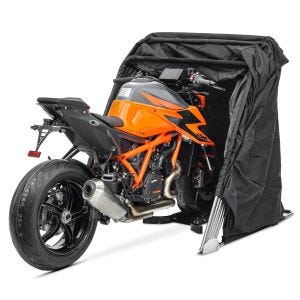 Garage pliable compatible avec moto housse tente universel Motoguard XL