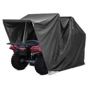 Zeltgarage Universal passend für Motorräder und Quads / ATVs Faltgarage Motoguard XXXL schwarz