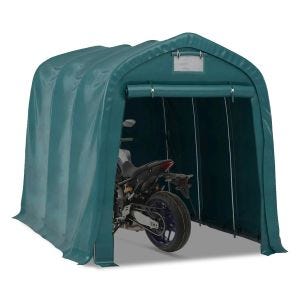 Garage tente compatible avec moto custom housse tente Motorguard MG1 PVC vert foncé CB57502