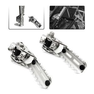 Sturzbügel Fussrasten 22-25mm für Schutzbügel Motoguard HF3 silber_1