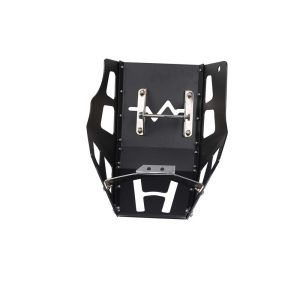 Motorschutz passend für Suzuki V-Strom 650 / XT 17-22 Unterfahrschutz Aluminium Motoguard VX24 schwarz
