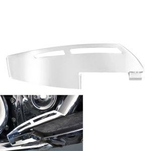 Protège-talon marchepieds conducteur compatible avec Suzuki Intruder C 1800 R/RT 08-12 Craftride FS1 chrome