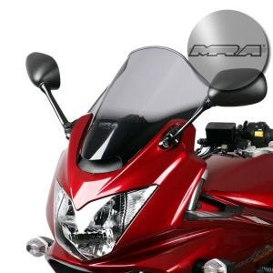 Racingscheibe passend für Suzuki GSF 650 S Bandit 05-08 Verkleidungsscheibe "R" MRA rauchgrau