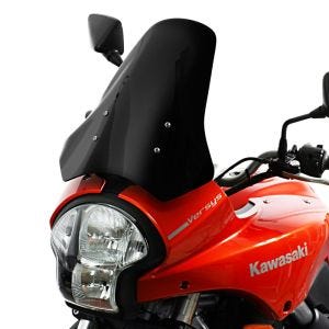 Bulle Touring compatible avec Kawasaki Versys 650 06-09 Pare-brise "T" MRA noir