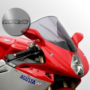 Bulle Racing compatible avec MV Agusta F4 1000 04-07 Pare-brise "R" MRA gris fumée