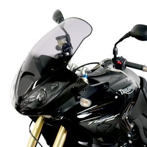 Bulle Touring compatible avec Triumph Tiger 1050 /SE /Sport 06-15 Pare-brise "TM" MRA gris fumée