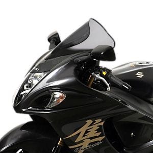 Bulle Racing compatible avec Suzuki GSX-R 1300 Hayabusa 08-20 Pare-brise "R" MRA gris fumée
