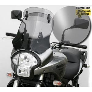 Bulle Touring Vario compatible avec Kawasaki Versys 650 06-09 Pare-brise "VT" MRA gris fumée