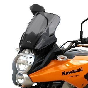 Bulle Touring compatible avec Kawasaki Versys 650 10-14 Pare-brise "TM" MRA gris fumée