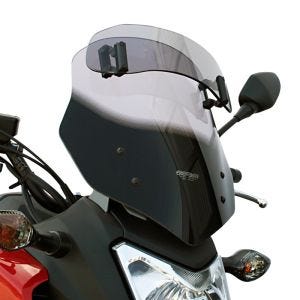 Bulle Touring Vario compatible avec Honda NC 700 X 12- Pare-brise "VT" MRA gris fumée