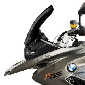 Bulle Touring compatible avec BMW F 700 GS Pare-brise "T" MRA noir