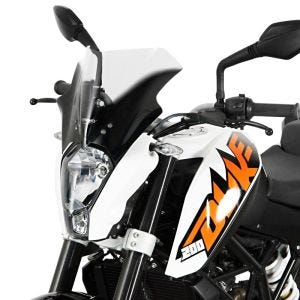 Bulle Racing compatible avec KTM Duke 125 11-16 Pare-brise "R" MRA clair