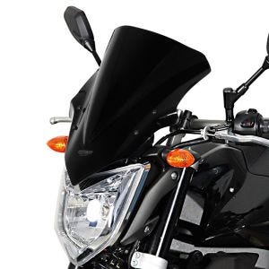 Bulle Racing compatible avec Yamaha FZ 1 06- Pare-brise "NRM" avec kit de fixation MRA noir