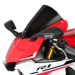 Racingscheibe passend für Yamaha YZF R 1 15-19 Verkleidungsscheibe "R" MRA schwarz