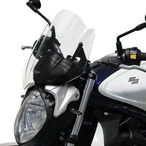 Bulle Racing compatible avec Suzuki SFV 650 GLADIUS 09-15 Pare-brise "NR" avec kit de fixation MRA clair