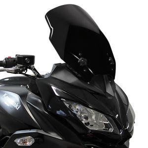 Bulle Touring compatible avec Kawasaki Versys 650 15-16 Pare-brise "T" MRA noir