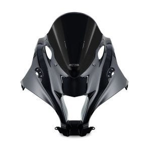 Racingscheibe passend für Kawasaki ZX 10 R /-RR 16-20 Verkleidungsscheibe "R" MRA schwarz