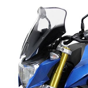 Bulle Racing compatible avec BMW G 310 Roadster 16- Pare-brise "NRM" avec kit de fixation MRA clair
