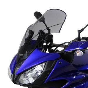 Bulle Touring compatible avec Yamaha MT-07 Tracer 16-19 Pare-brise "TM" MRA gris fumée