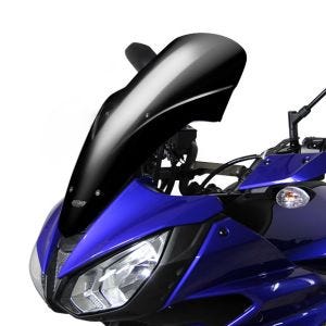 Bulle Touring compatible avec Yamaha MT-07 Tracer 16-19 Pare-brise "TM" MRA noir