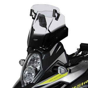 Bulle Touring Vario compatible avec Suzuki DL 1000 V-Strom 17- Pare-brise "VT" MRA clair