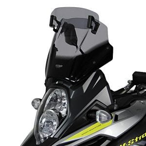 Bulle Touring Vario compatible avec Suzuki DL 1000 V-Strom 17- Pare-brise "VT" MRA gris fumée