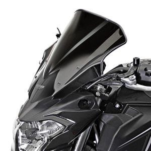 Bulle Racing compatible avec Kawasaki Z 650 17-19 Pare-brise "NRN" avec kit de fixation MRA noir