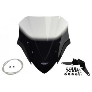 Bulle Racing compatible avec Kawasaki Ninja 650 17-19 Pare-brise "RM" MRA noir