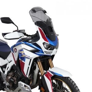 Bulle Touring Vario compatible avec Honda CRF 1100 L Africa Twin Adv Sports 20- Pare-brise "VTM" MRA gris fumée