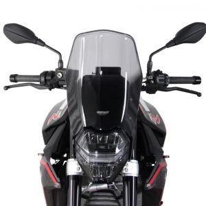 Bulle Touring compatible avec BMW F 900 R 20- Pare-brise "NTN" avec kit de fixation MRA clair