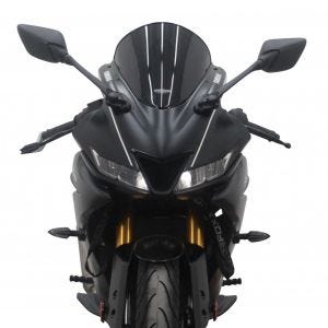 Racingscheibe passend für Yamaha YZF R 125 19- Verkleidungsscheibe "R" MRA schwarz