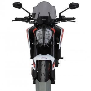 Bulle Racing compatible avec KTM 890 Duke R 19- Pare-brise "NRM" avec kit de fixation MRA clair