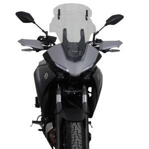 Bulle Touring Vario compatible avec Yamaha MT-07 Tracer 700 2020 Pare-brise "VTM" MRA gris fumée