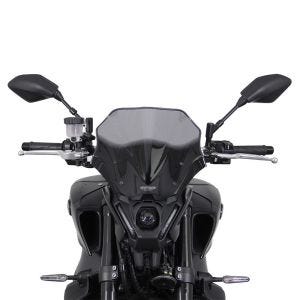 Racingscheibe passend für Yamaha MT-09 21- Verkleidungsscheibe "NRN" mit Befestigungsmaterial MRA farblos