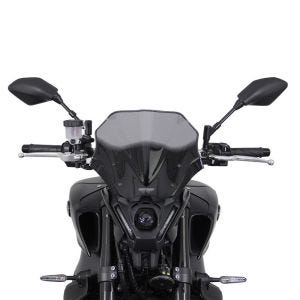 Racingscheibe passend für Yamaha MT-09 21- Verkleidungsscheibe "NRN" mit Befestigungsmaterial MRA schwarz