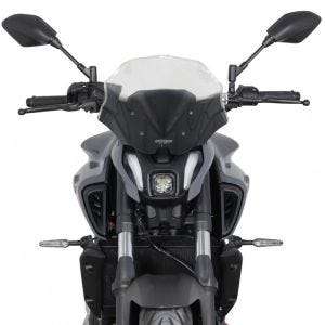 Bulle Racing compatible avec Yamaha MT-07 21- Pare-brise "NRN" avec kit de fixation MRA gris fumée