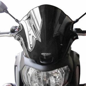 Racingscheibe passend für Yamaha MT-07 18-20 Verkleidungsscheibe "NRM" mit Befestigungsmaterial MRA farblos