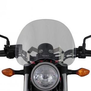 Tourenscheibe passend für Honda CMX 500 Rebel 17-19 Windschild "NTM" mit Befestigungsmaterial MRA farblos