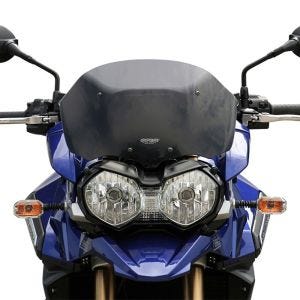 Sportscheibe passend für Triumph Tiger 1200 Explorer 12-15 Windschutzscheibe "SP" MRA rauchgrau