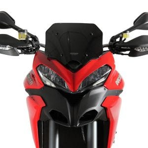 Bulle Sport compatible avec Ducati Multistrada 1200 13-14 Pare-brise "SP" MRA gris fumée