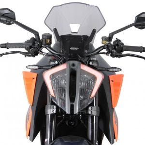 Sportscheibe passend für KTM 1290 Super Duke R 20- "NSPM" MRA Windschutzscheibe schwarz
